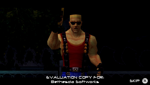 Again, not the DNF2001 leak. This is the never-released Duke Nukem Critical Mass for PSP. Again, not the DNF2001 leak. This is the never-released Duke Nukem Critical Mass for PSP.
