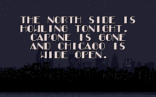Between-scene loading screens feature sensationalist commentary. Between-scene loading screens feature sensationalist commentary.